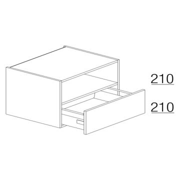 Badea Classic Plattenunterschrank - 30 cm