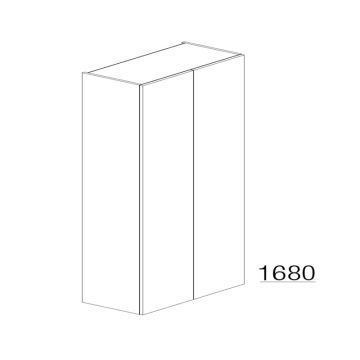 Badea Ergänzungsmöbel Hochschrank - 70 cm, bemaßte Skizze
