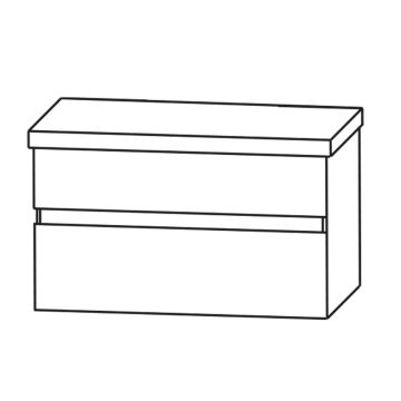 b collection b essence Waschtischunterschrank - 81,2 cm Skizze