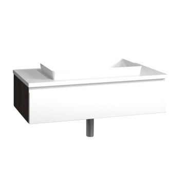 b collection b straight Waschtisch mit Unterschrank - 91 cm