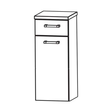 b collection b brace Highboard 40 cm Wäschekippe Skizze