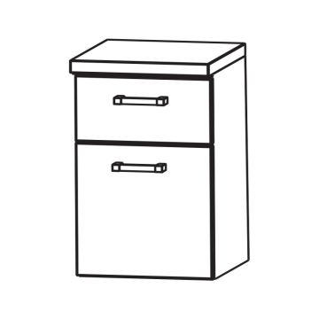 b collection b brace Unterschrank - 40 cm  Skizze