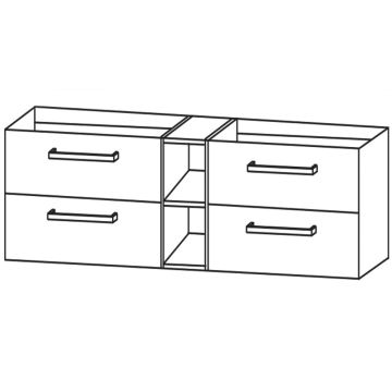 b collection b maxx Waschtischunterschrank - 170 cm Skizze