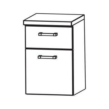 b collection b bright Unterschrank - 40 cm Skizze