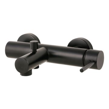 badshop.de Design Wannenarmatur - schwarz-matt