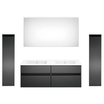 badshop.de Aurora Badmöbel Set 102 - 122 cm +30 cm