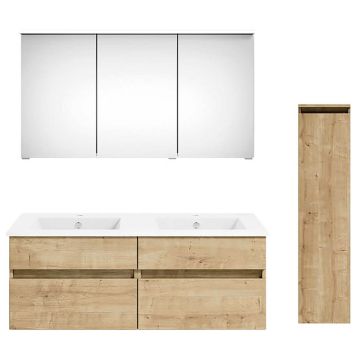 badshop.de Aurora Badmöbel Set 109 - 122 cm +30 cm