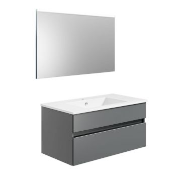 badshop.de Aurora Badmöbel Set 32 - 92 cm, Bad Set