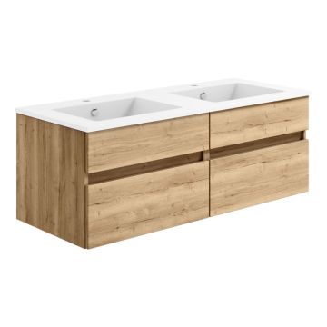 badshop.de Aurora Waschtisch mit Unterschrank - 122 cm, Unterschrank Profilansic