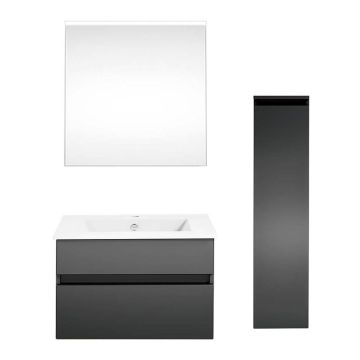 badshop.de Aurora Badmöbel Set 45 - 62 cm + 30 cm