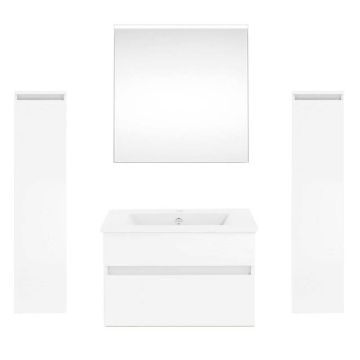 badshop.de Aurora Badmöbel Set 47 - 62 cm + 30 cm