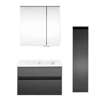 badshop.de Aurora Badmöbel Set 54 - 62 cm + 30 cm