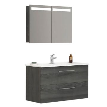 badshop.de Viva Badmöbel Set - 101 cm