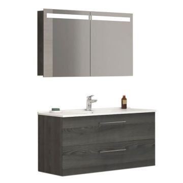 badshop.de Viva Badmöbel Set - 121 cm