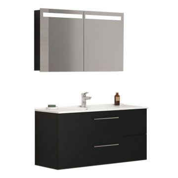 badshop.de Viva Badmöbel Set - 121 cm