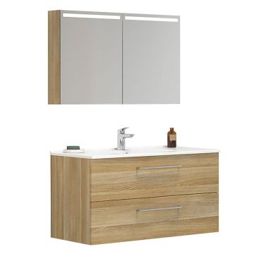 badshop.de Viva Badmöbel Set - 121 cm