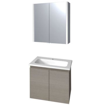 Burgbad Bel Badmöbel-Set 1-1 mit 2 Türen