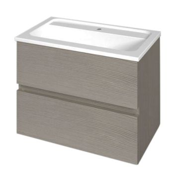 Burgbad Bel Mineralguss Waschtisch mit Unterschrank Schublade und AUszug