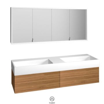Burgbad Crono Badmöbel Set 164 cm
