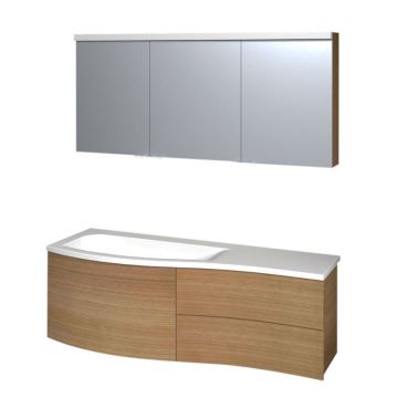 Burgbad Sinea 1.0 Badmöbel Set 6-1 - 141 cm