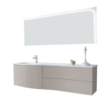 Burgbad Sinea 1.0 Badmöbel Set 7-1 - 161 cm
