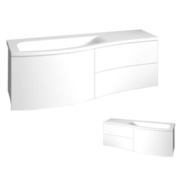 Burgbad Sinea 1.0 Waschtisch mit Unterschrank Set 3 - 141 cm