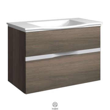 Burgbad Orell Mineralguss-Waschtisch und Unterschrank 93 cm