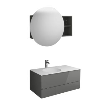 Burgbad Coco Badmöbel Set 13-1 - 90 cm