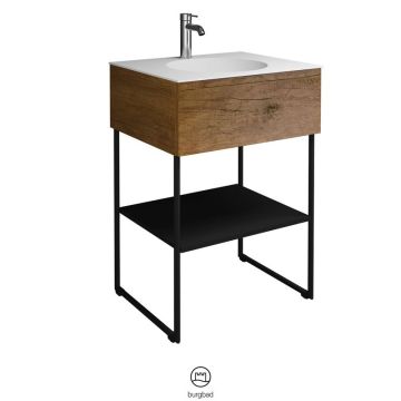 Burgbad Coco Waschtisch mit Unterschrank Set 1 - 61 cm