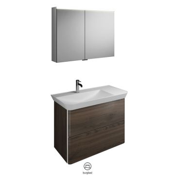 Burgbad Iveo Badmöbel-Set 21 Mineralguss