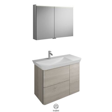 Burgbad Iveo Badmöbel-Set 23 Mineralguss