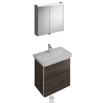 Burgbad Iveo Badmöbel-Set 3 Keramik