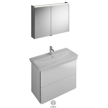 Burgbad Iveo Badmöbel-Set 5 Keramik