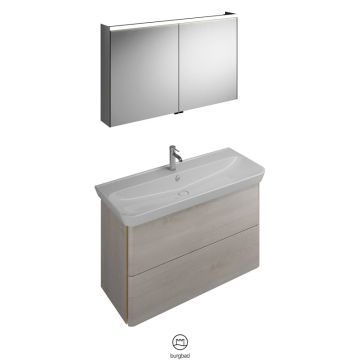 Burgbad Iveo Badmöbel-Set 8 Keramik