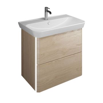 Burgbad Iveo Waschtisch mit Unterschrank beleuchtet