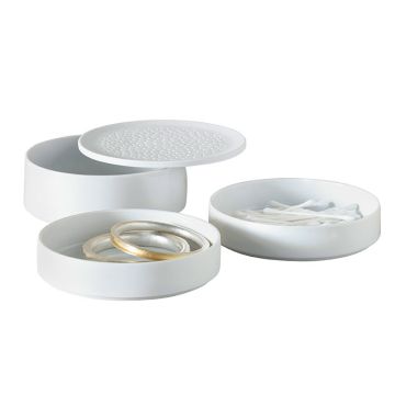 Burgbad Zubehör Einteilung Schalen Set Porzellan Groß