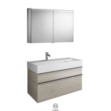Burgbad Yumo Badmöbel Set 9 - 102 cm - 1
