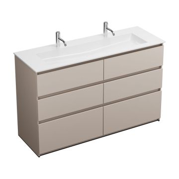 Burgbad LIN20 Waschtisch mit Unterschrank Set 142 cm