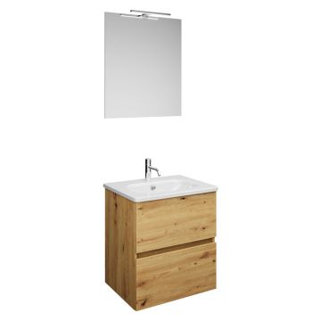 Burgbad Rocio Badmöbel Set 60 cm Eiche Dekor Urban