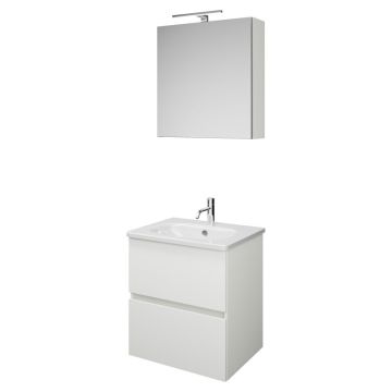 Burgbad Rocio Badmöbel Set 60 cm Weiß Matt