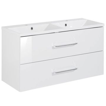 Fackelmann B.clever Waschtisch mit Unterschrank - 120 cm