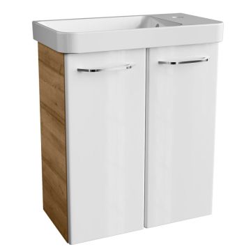 Fackelmann Milano Waschtisch mit Unterschrank - 55,5 cm