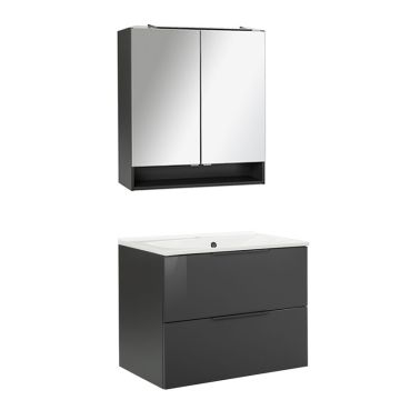 Fackelmann Luna Badmöbel Set 1 - 80 cm