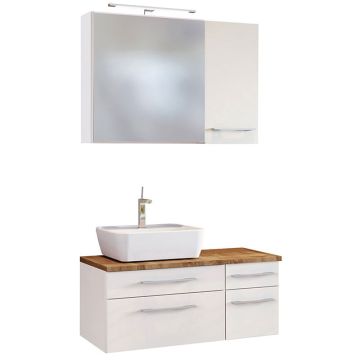 Held Möbel Davos Badmöbel Set 28 - 90 cm