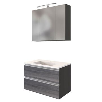 Held Möbel Arezzo Badmöbel Set 8 - 80 cm