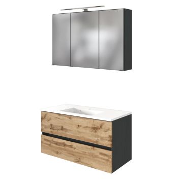 Held Möbel Lucca Badmöbel Set 9 - 100 cm