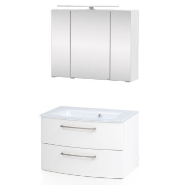 Held Möbel Stockholm Badmöbel Set 2 - 80 cm