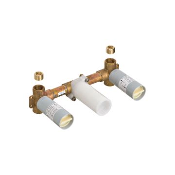 Axor Zubehör UP bzw. Grundkörper für 3-Loch Waschtischarmatur Unterputz