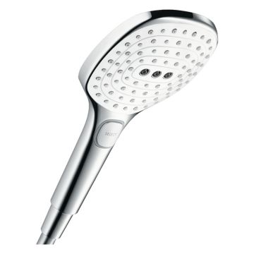 Hansgrohe Raindance Select E Handbrause 120 3jet EcoSmart in weiss/chrom