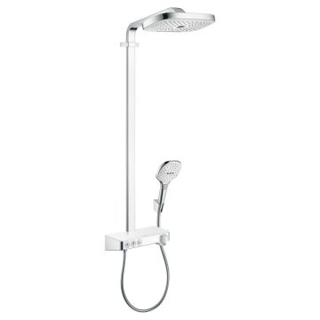 Hansgrohe Raindance Select E Showerpipe 300 3jet m. ShowerTablet, weiss/chrom